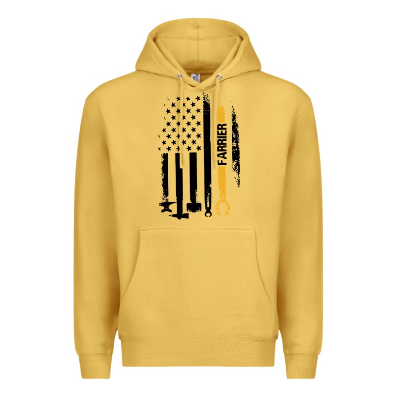 Farrier, Horse Lovers No Hoof No Horse Barefoot Father's Day Pullover Premium Hoodie by linhVisuals | Teevron