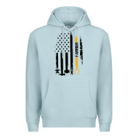 Blue Mist farrier, horse lovers no hoof no horse barefoot father's day pullover Premium Hoodie - linhVisuals