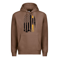 Chestnut farrier, horse lovers no hoof no horse barefoot father's day pullover Premium Hoodie - linhVisuals