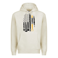 Oatmeal Heather farrier, horse lovers no hoof no horse barefoot father's day pullover Premium Hoodie - linhVisuals