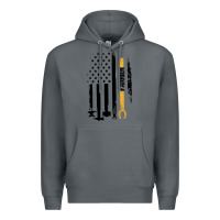 Rock farrier, horse lovers no hoof no horse barefoot father's day pullover Premium Hoodie - linhVisuals