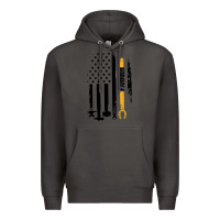 Smoke farrier, horse lovers no hoof no horse barefoot father's day pullover Premium Hoodie - linhVisuals