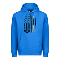True Royal farrier, horse lovers no hoof no horse barefoot father's day pullover Premium Hoodie - linhVisuals