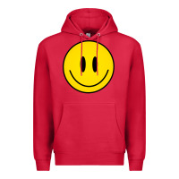 Cardinal retro happy vibe smiley face happy face graphic sweatshirt Premium Hoodie - linhVisuals