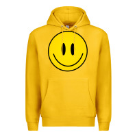 Lemon retro happy vibe smiley face happy face graphic sweatshirt Premium Hoodie - linhVisuals