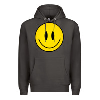 Smoke retro happy vibe smiley face happy face graphic sweatshirt Premium Hoodie - linhVisuals