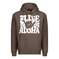 Coffee vintage live aloha state hawaiian islands shaka hawaii maui pullover h Premium Hoodie - linhVisuals