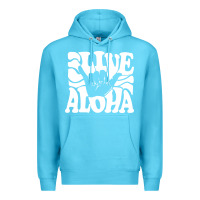 Ocean Blue vintage live aloha state hawaiian islands shaka hawaii maui pullover h Premium Hoodie - linhVisuals