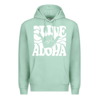 Seafoam vintage live aloha state hawaiian islands shaka hawaii maui pullover h Premium Hoodie - linhVisuals