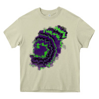 Mossy tie dye patch Heavy Core Tee - RanaPortraitStore