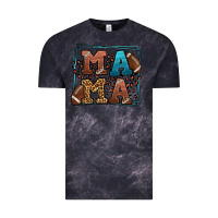 Cloud Black American Football Mama Mother's Day Vintage Tee - LillyAllenDesigns
