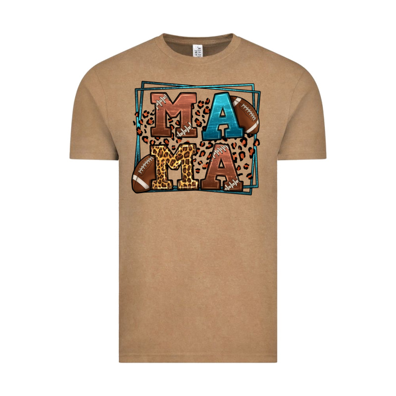 American Football Mama Mother's Day Vintage Tee by LillyAllenDesigns | Teevron