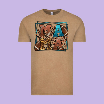 American Football Mama Mother's Day Vintage Tee Designed By Lillyallendesigns
