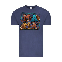 Vintage Denim American Football Mama Mother's Day Vintage Tee - LillyAllenDesigns