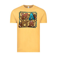 Vintage Mustard American Football Mama Mother's Day Vintage Tee - LillyAllenDesigns