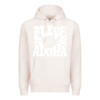 Pale Pink vintage live aloha state hawaiian islands shaka hawaii maui pullover h Premium Hoodie - linhVisuals