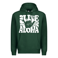 Sports Green vintage live aloha state hawaiian islands shaka hawaii maui pullover h Premium Hoodie - linhVisuals