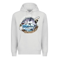 Dove Grey funny women want me, fish fishing fear t shirt Premium Hoodie - linhVisuals