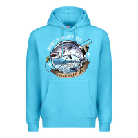 Ocean Blue funny women want me, fish fishing fear t shirt Premium Hoodie - linhVisuals