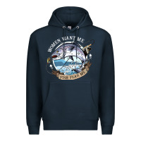 Navy funny women want me, fish fishing fear t shirt Premium Hoodie - linhVisuals