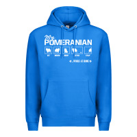 True Royal dog pomeranian cute dog puppy pet black paw Premium Hoodie - linhVisuals
