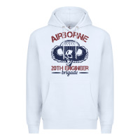 White the engineers of 20th brigade t shirt Premium Hoodie - linhVisuals