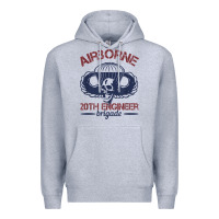 Heather Grey the engineers of 20th brigade t shirt Premium Hoodie - linhVisuals
