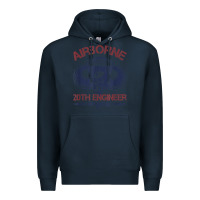 Navy the engineers of 20th brigade t shirt Premium Hoodie - linhVisuals