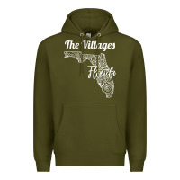 Army Green the villages fl   florida city mandala t shirt Premium Hoodie - linhVisuals