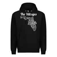 Black the villages fl   florida city mandala t shirt Premium Hoodie - linhVisuals