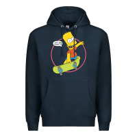 Navy the simpsons bart simpson eat my shorts premium t shirt Premium Hoodie - linhVisuals