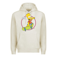Oatmeal Heather the simpsons bart simpson eat my shorts premium t shirt Premium Hoodie - linhVisuals