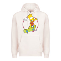 Pale Pink the simpsons bart simpson eat my shorts premium t shirt Premium Hoodie - linhVisuals