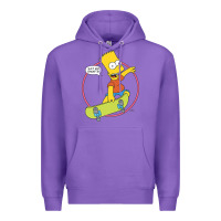 Purple the simpsons bart simpson eat my shorts premium t shirt Premium Hoodie - linhVisuals