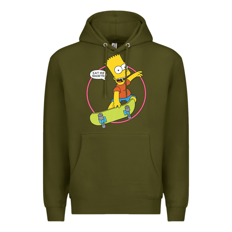 The Simpsons Bart Simpson Eat My Shorts Premium T Shirt Premium Hoodie by linhVisuals | Teevron