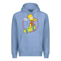 Colony Blue the simpsons bart simpson eat my shorts premium t shirt Premium Hoodie - linhVisuals