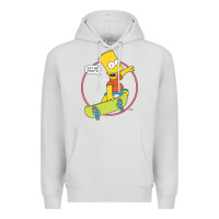 Dove Grey the simpsons bart simpson eat my shorts premium t shirt Premium Hoodie - linhVisuals