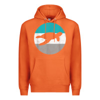 Carrot sea turtle retro gift for men or boys t shirt Premium Hoodie - linhVisuals