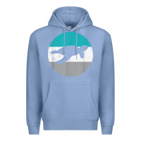 Colony Blue sea turtle retro gift for men or boys t shirt Premium Hoodie - linhVisuals