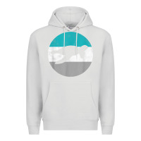 Dove Grey sea turtle retro gift for men or boys t shirt Premium Hoodie - linhVisuals