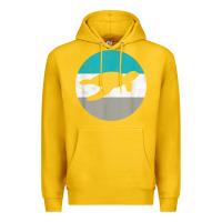 Lemon sea turtle retro gift for men or boys t shirt Premium Hoodie - linhVisuals
