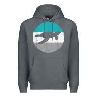 Rock sea turtle retro gift for men or boys t shirt Premium Hoodie - linhVisuals