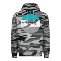 Slate Camo sea turtle retro gift for men or boys t shirt Premium Hoodie - linhVisuals