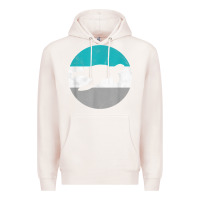 Pale Pink sea turtle retro gift for men or boys t shirt Premium Hoodie - linhVisuals