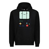 Black bmo   adventure time Premium Hoodie - linhVisuals
