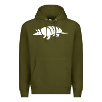 Army Green armadillo Premium Hoodie - linhVisuals