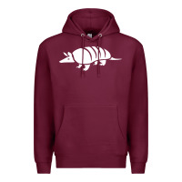 Burgundy armadillo Premium Hoodie - linhVisuals