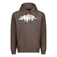 Coffee armadillo Premium Hoodie - linhVisuals