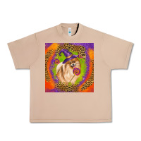 Burro Halloween Pomeranian Dog Urban Heavy Tee - LillyAllenDesigns