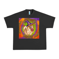 Pigment Black Halloween Pomeranian Dog Urban Heavy Tee - LillyAllenDesigns